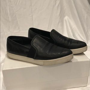 Vince Women’s Pointed Toe Slip On Sneakers Black